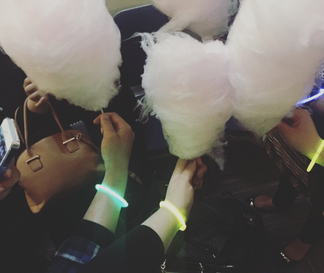 me, my friends, and candyfloss